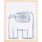 Flower Cat Framed Wall Art by Christoper David Ryan