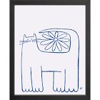 Flower Cat Framed Wall Art by Christoper David Ryan
