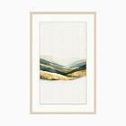 Golden Mountain Peaks Wall Art