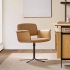 Nelson Leather Swivel Office Chair