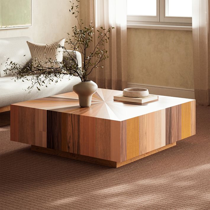 Zora Solid Mahogany Coffee Table 43