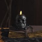 Flameless Skull Candle - Black
