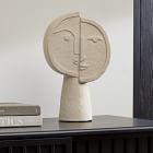 Open Box: Shape Studies Vases, Vase, Cream, Ceramic, Face