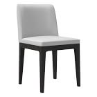 Open Box: Parker Dining Chair - Twill Frost Gray, Black