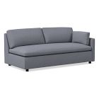 Open Box: Marin RA 75" Sofa, Down, Performance Yarn Dyed Linen Weave, Graphite, Concealed Support