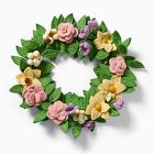 Felt Spring Floral Wreath