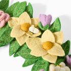 Felt Spring Floral Wreath