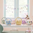 Felt Daisy Easter Baskets