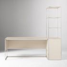 Marlowe Desk (60") &amp; Wide Shelf (30") Set
