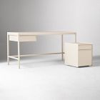 Tandem Desk (60") &amp; File Cabinet (16") Set