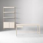 Tandem Desk (60") &amp; Modular Storage Shelf Set