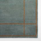 Kelsey Grid Wool Jute Rug Swatch