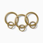 Double Loop Curtain Rings (Set of 7)