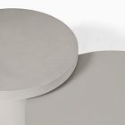 Concrete Pedestal Outdoor Nesting Coffee Tables (24"&ndash;44")