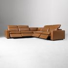 Whitmore Motion Reclining Leather 5-Piece L-Shaped Sectional (130")