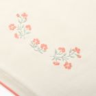 Pink Chicken Floral Baby Blanket