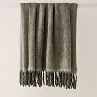 Cross Dye Faux Mohair Throw