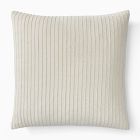 Jute Simple Line Pillow Cover