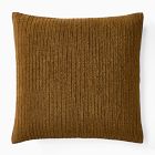 Jute Simple Line Pillow Cover