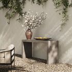 Concrete Waterfall Indoor/Outdoor Console Table (62")