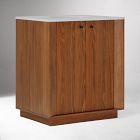 Open Box: Matias Single Bathroom Vanity (30") - Cool Walnut, Matte Black Hardware