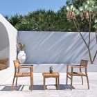 Orelien Teak Outdoor Side Table (20")