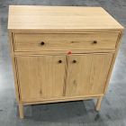 Open Box: Siobhan Oak Cabinet (30") - Blonde, Burnished Brass