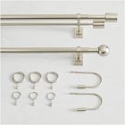 Brushed Nickel Window Hardware Collection