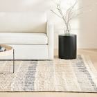 Grid Plaid Shag Rug