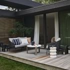 Interlaced Stripe Outdoor Rug