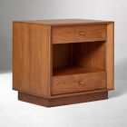 Open Box: Matias Nightstand (24") - Cool Walnut, Burnished Brass