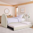 Elora Arched Upholstered Daybed w/ Trundle