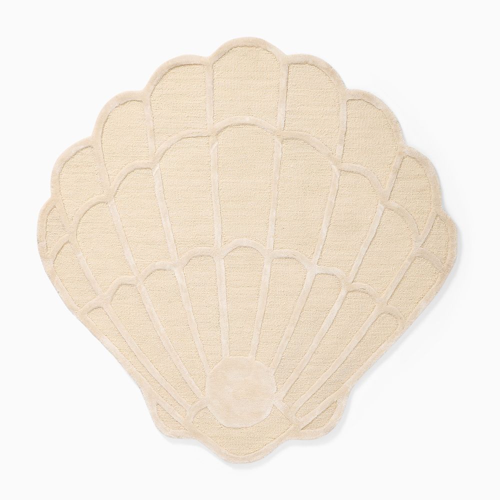 Shell Garage Rug Shell-Shaped Rug | West Elm