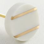 White Decorative Marble Knob
