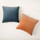 Cotton Velvet Grand Floor Cushion, 28"sq. x 10"h.