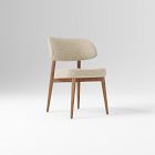 Open Box: Hyde Dining Chair - Performance Yarn Dyed Linen Weave Sand, Cool Walnut