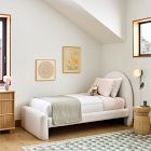Elora Arched Upholstered Bed &amp; Trundle