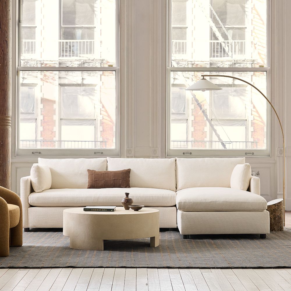 Marin Apartment 2-Piece Chaise Sectional (103") by West Elm