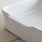 Costa Nova Pearl White Rectangular Baker