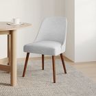 Mid-Century Upholstered Dining Chair - Wood Legs