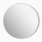 Beveled Edge Frameless Round Wall Mirror