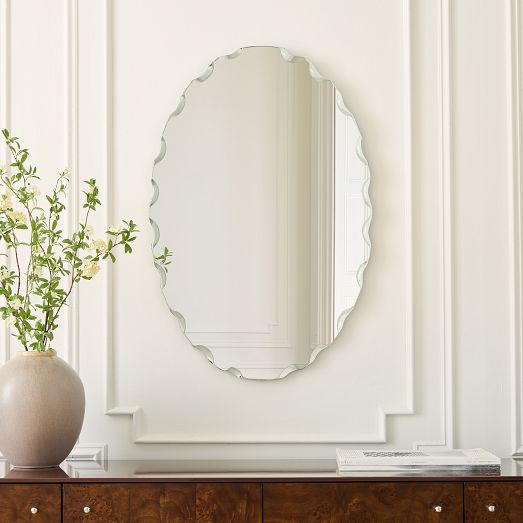 Antique Tiled Wall Mirror | Modern Lighting | West Elm