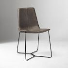 Slope Leather Dining Chair (Set of 2)