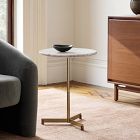 Hennings Marble Side Table (16")