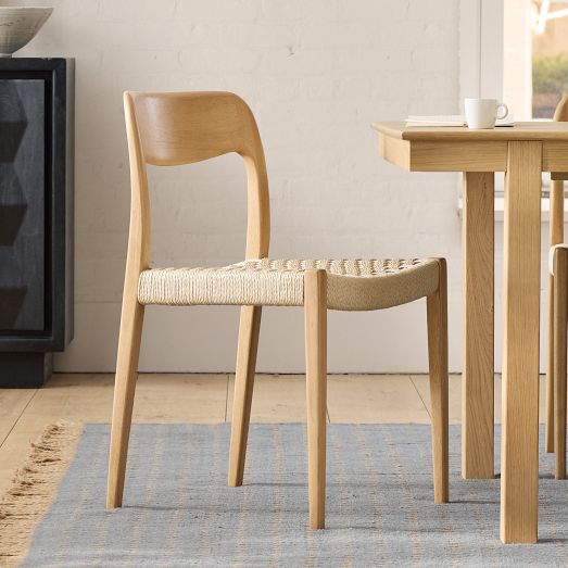 Roebling Leather Dining Chair Set of 2 | West Elm