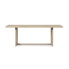 Yvette Woven Rectangle Dining Table (84")