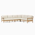 Playa Outdoor 4-Piece L-Shaped Sectional (124")