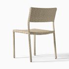 Westport Wicker Slim Profile Outdoor Stacking Side Dining Chair (Set of 2)