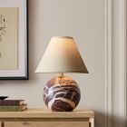 Perry Marble Table Lamp (15.5")
