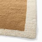 Stacked Shapes Shag Wool Rug Swatch